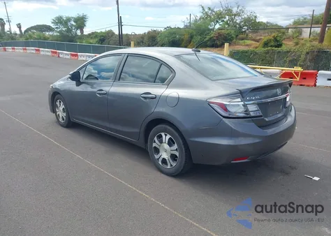 2013 Honda Civic Hybrid z USA, uszkodzony, nr VIN 19XFB4F25DE002392